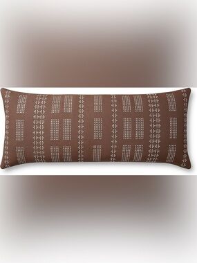 Loloi Jean Stoffer x Charles Collection Clay Mist 13x35 Pillow Cover